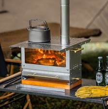 STAINLESS STEEL PORTABLE LOG