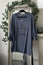 Women Sequin Star Jumper with