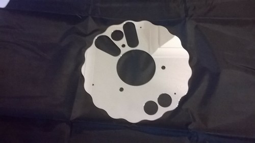 Norton triton rear brake - brake, plate