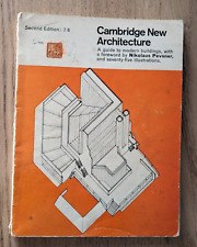 CAMBRIDGE NEW ARCHITECTURE by NICHOLAS TAYLOR - 1964 - P/B 