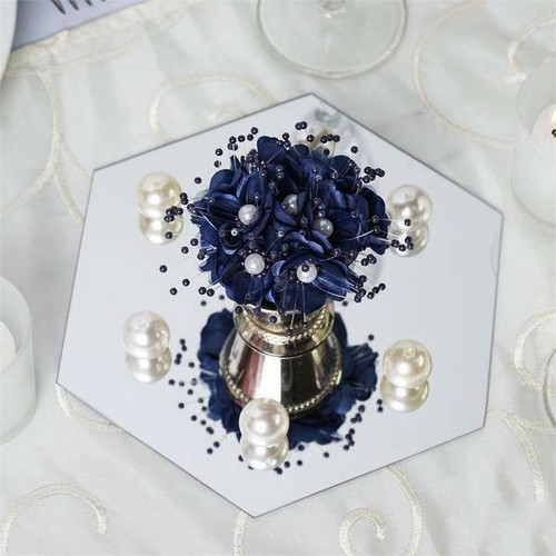 Wide hexagon mirrors party - wide,