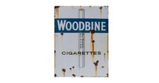 WOODBINE CIGARETTES SIGN BATHROOM Retro Metal Sign Workshop Kitchen Cave A5 A4