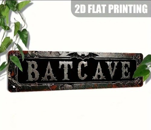 Batman batcave man cave metal - batman,