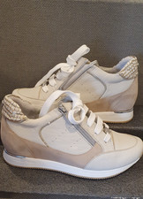Moda in Pelle Belucci Hidden Wedge Trainers Size UK 6 EU 39 off white mode c