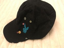 Playboy black Cap Hat cotton