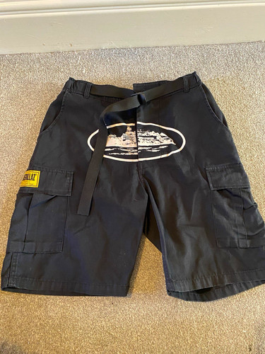 Corteiz men black cargo - corteiz,