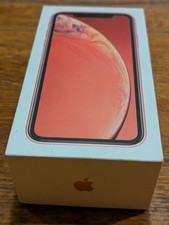 iPhone XR Coral 64GB Empty Box