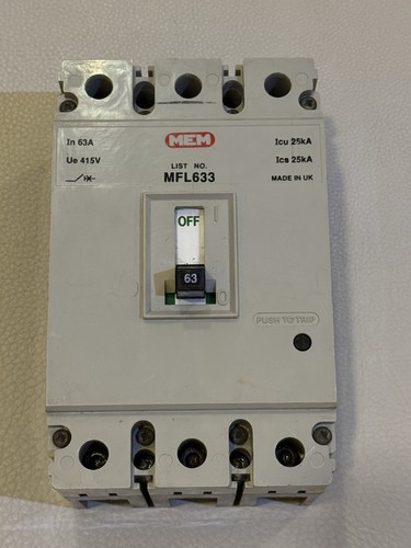 Mem mccb amp - 63, triple