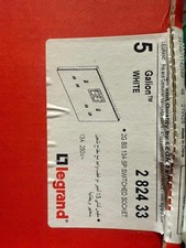 LEGRAND GANG 13A SWITCHED SOCKET PACK OF 5 