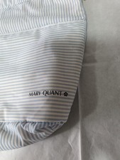 Mary Quant Beach Bag  Blue And White Stripe