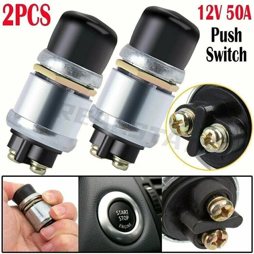 2pcs 12v 50a waterproof switch - 2pcs,