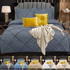 3 Piece Bedspread Quilted Bed