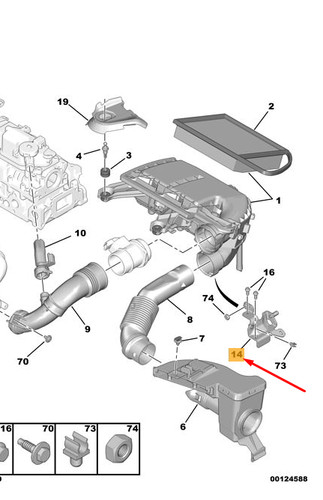 Citro mk3 intake air - c3,