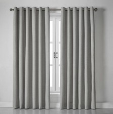 Pair of Curtains Slate Grey 90