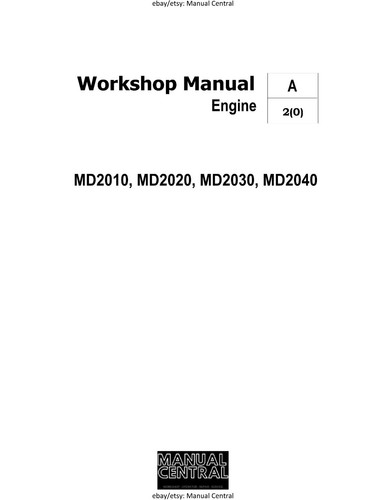 Volvo penta engine md2010 - volvo,