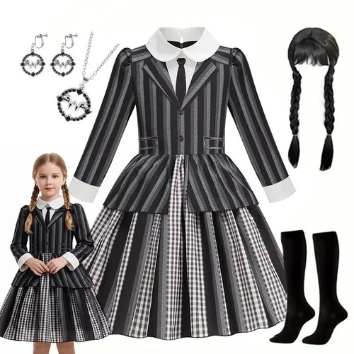Girls wednesday addams costume - wednesday,