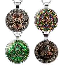 Trinity Round Necklace Jewelry