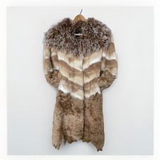 Vintage Fur Coat Womens Rabbit