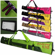 BRUBAKER 'Carver Pro 2.0' Padded Single Ski Bag for 1 Pair of Ski 170cm or 190cm