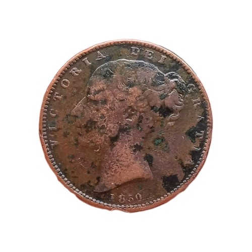 1850 queen victoria copper - queen,