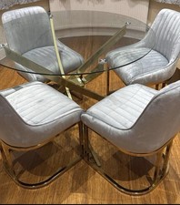 Dining Table with 4 Chairs and