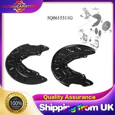 2x Front Brake Disc Dust
