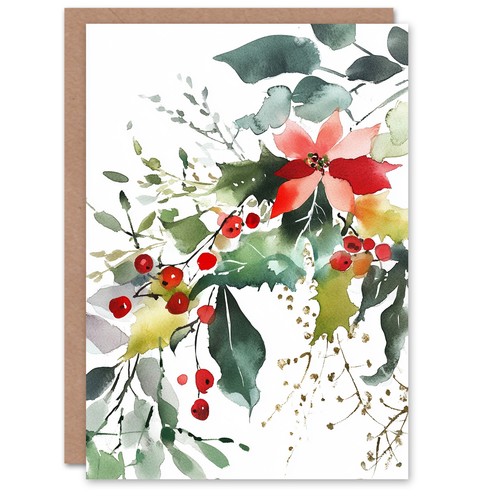 Holly tree poinsettia - poinsettia, festive