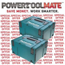 Makita 821551-8 MakPac Type 3 Stacking Connector Case *TWIN PACK*