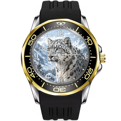 Snow leopard wildlife watch - snow,