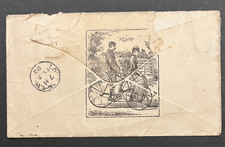 GB QV SG172 Illustrated Cover Showing Early Tandem Bicycle Tricycle Stamped on?