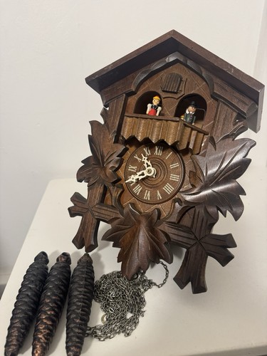 Vintage musical cuckoo clock - musical,