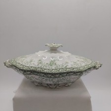 Vintage Henry Alcock Ferndale Royal Premier Semi Porcelain Tureen - 12.5"x7.5"