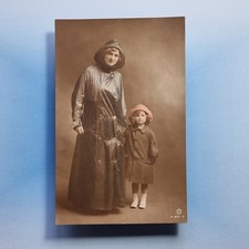 Edwardian Actress Postcard C1915 Real Photo Miss Gladys Cooper Sou'wester Hat