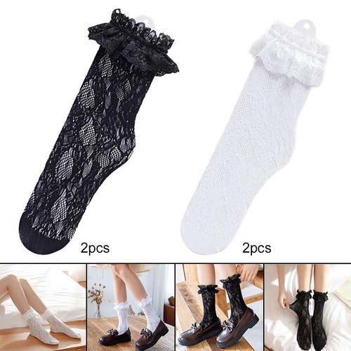 1pair lace ankle socks cute - 1pair,