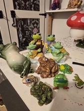 A Gang Of Vintage Frogs In Need Of A New Home Ornaments