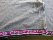 DKNY Jeans Infinity Scarf Grey & Pink Oversize Worn Couple of Times