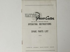 1952 Hayter Grass Cutter