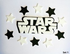 Edible Fondant Star Wars Logo