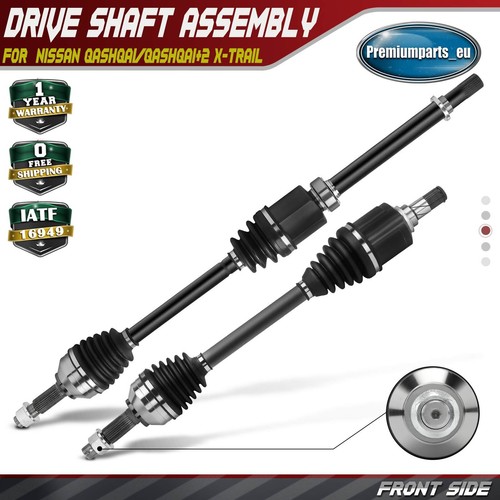 Drive shaft front axle - 2x, left