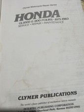 Honda GL1000 /1100 Goldwing 1975-1983: Clymer Workshop Manual Paperback Book