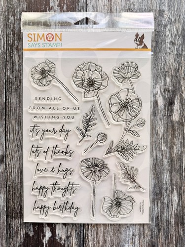 Simon says stamp - says, poppy