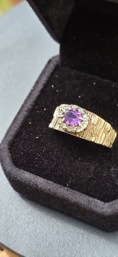 Vintage 70s brutalist - , gold