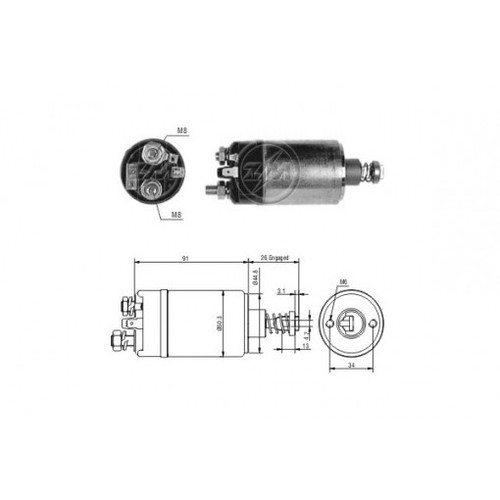 Electromagnet ee165g - zm,