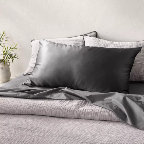 Solid silk pillowcase - solid,