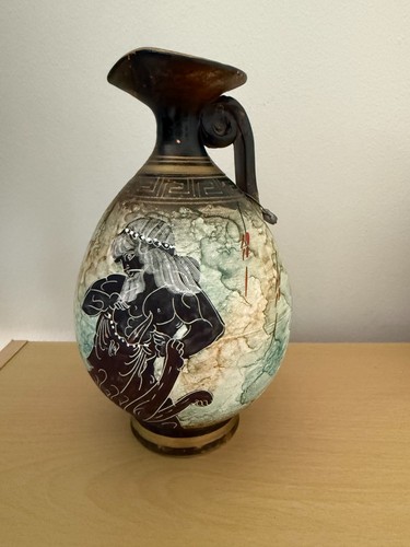Vintage greek pottery vase - greek,