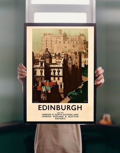 Edinburgh train 1930 travel - by,