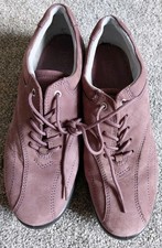 hotter pair ladies suede effect ladies lilac purple hotter comfort shoes