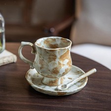 Tea Cup and Saucer Set Latte