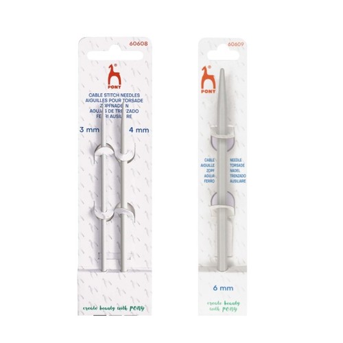 Pony straight cable - cable, stitch