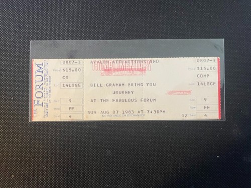 Journey concert ticket - journey,